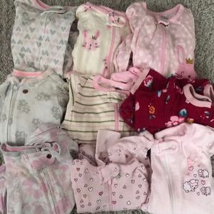 0-3m lot of Footsies (9)